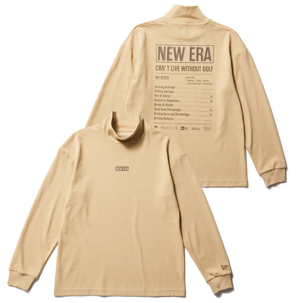 ニューエラ NEW ERA ゴルフ Women ハイカラー 長袖 パフォーマンス Tシャツ スタッツ カーキ 14326368 レディーススポーツ用品