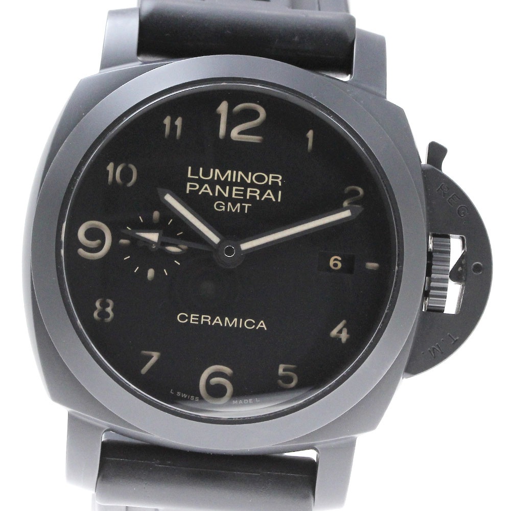 パネライ PANERAI PAM00441 ルミノール1950 セラミカ GMT 自動巻き メンズ 保証書付き_832291【中古】