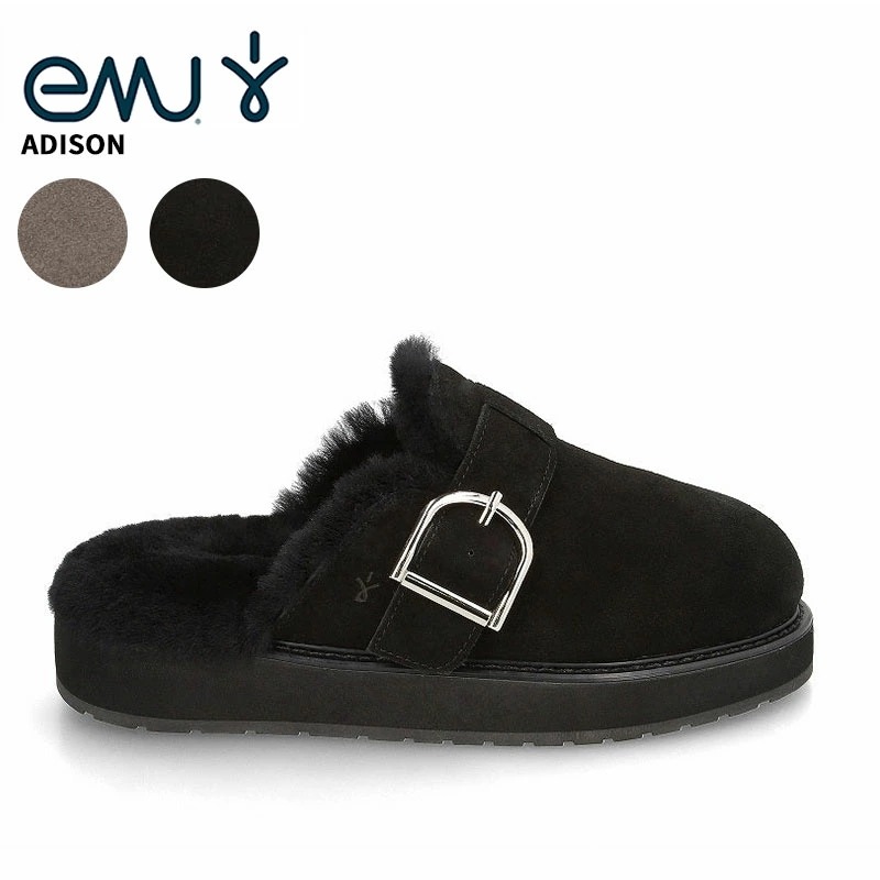 エミュー レディース 厚底 シューズ アディソン Adison 秋 冬 靴 ボア サボサンダル 防寒 シープスキン W13265 15,466円