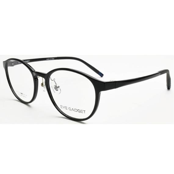 アイガジェット GAD 204B 1-51 メガネフレーム ボストン ブラック レンズ入替可能 ドライバー内蔵 めがね 取り寄せ