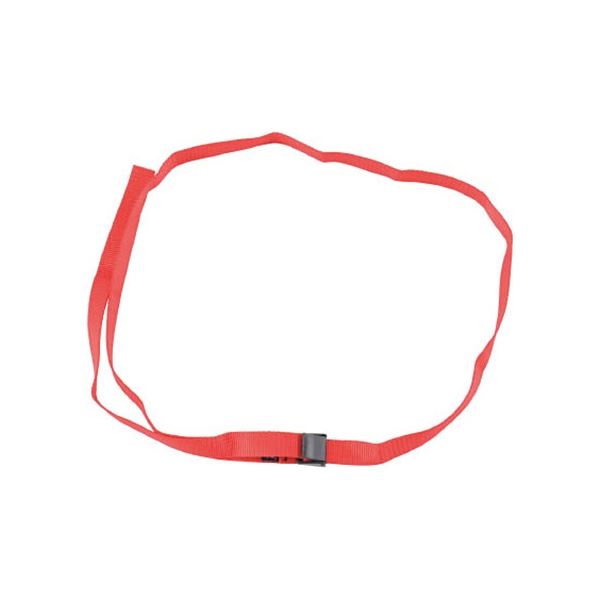 （まとめ）CETACEA 6フィートカムバックストラップ 赤 CBS06RED 1個 [x3セット]