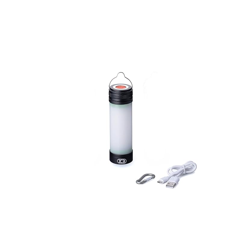 即納：キジマ(Kijima) K3 バイクパーツ マルチツーリングライト LEDランプ ランタン/スポット/ビーム/エマージェンシー 3000mah カラー:ブラック ZK3-20008B