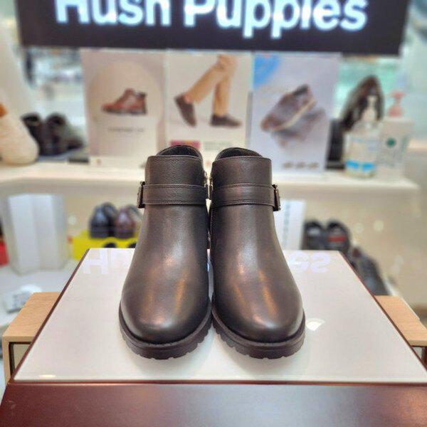 女性の足に優しい4cmヒール バックル飾り ブーティー アンクルブーツ 3fq603-003_CA