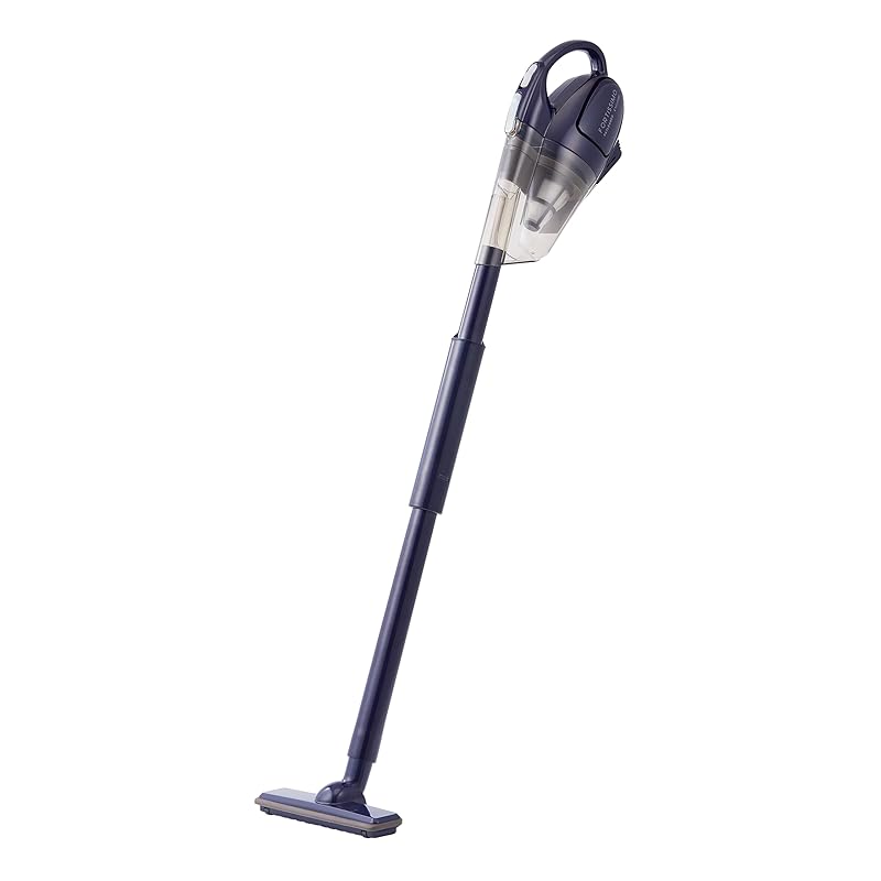 即納：TWINBIRD(ツインバード) コードレス掃除機 ハンディクリーナー サイクロン式 置くだけ充電 豊富なアタッチメント 軽量 スティック ブルー HC-5247BL