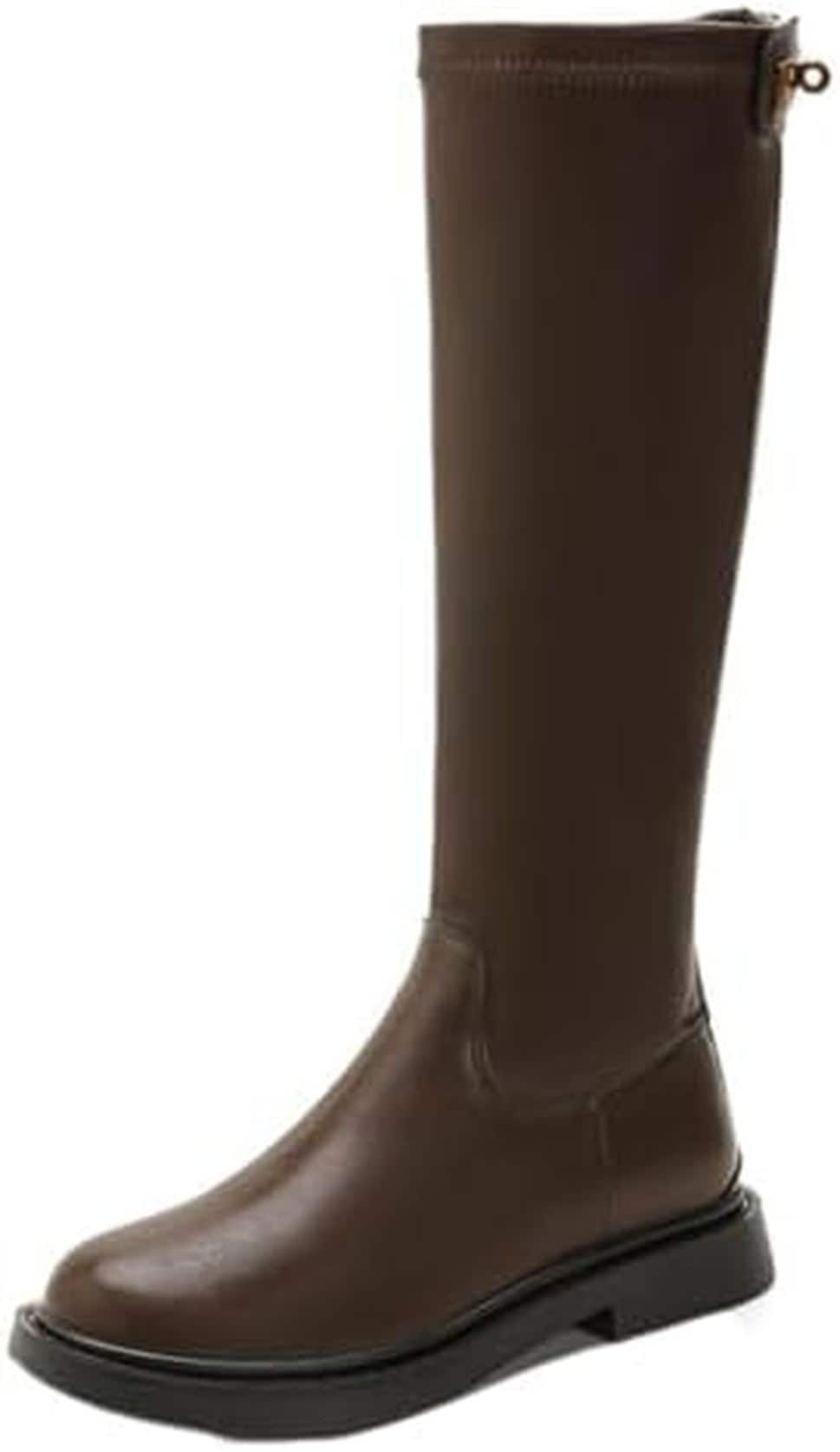 ハロウィン ロングブーツ ジョッキーブーツ ブーツ ロングブーツ ロング ブーツ ローヒール 黒 レディース靴 靴 春ブーツ シンプル レディース 春靴 茶色 秋冬 ジョッキー グレー 痛くない 歩き