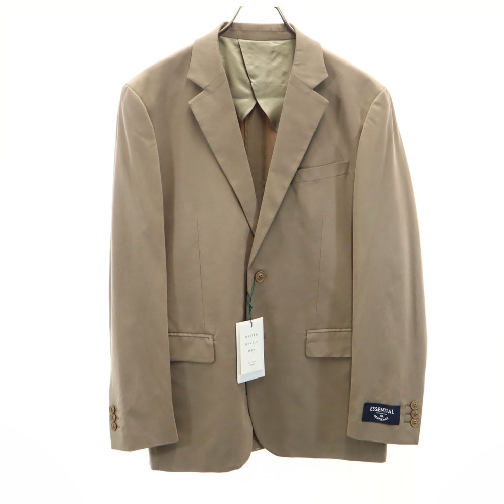 エッセンシャル 未使用 テーラードジャケット XL ベージュ ESSENTIEL タグ付き メンズ