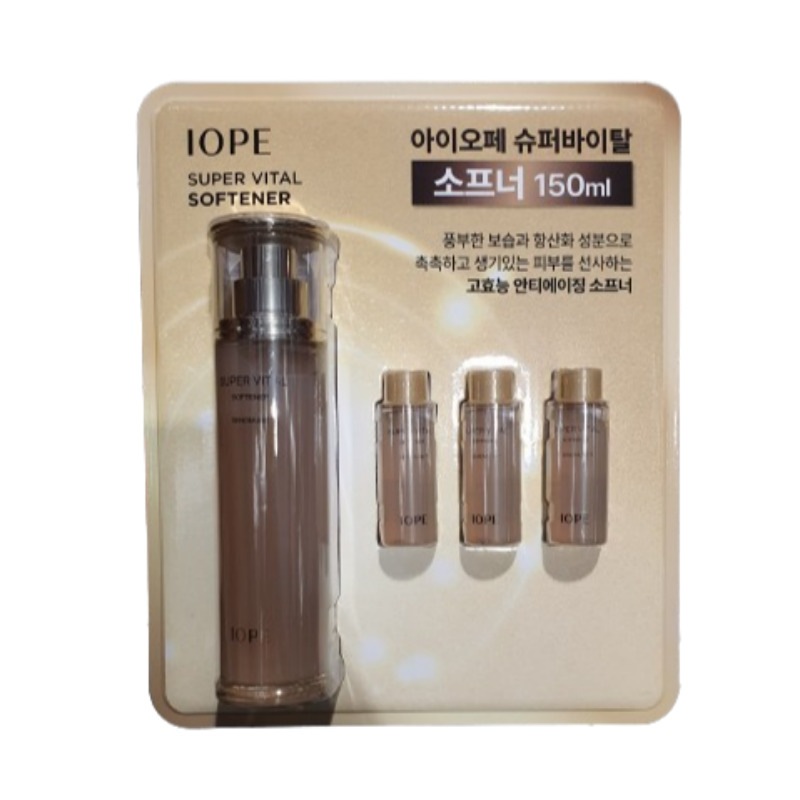 アイオペ スーパーバイタル ソフナー 150ml + 18ml x3