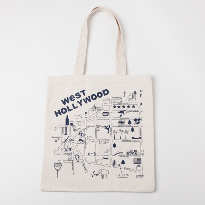 トートバッグ エコバッグ West HOLLYWOOD 31163