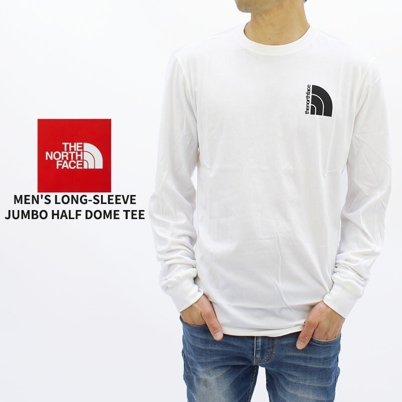 ザノース フェイス THE NORTH FACE Men’s Long-Sleeve Jumbo Half Dome Tee NF0A84FX ロングスリーブTシャツ 長袖 メンズ