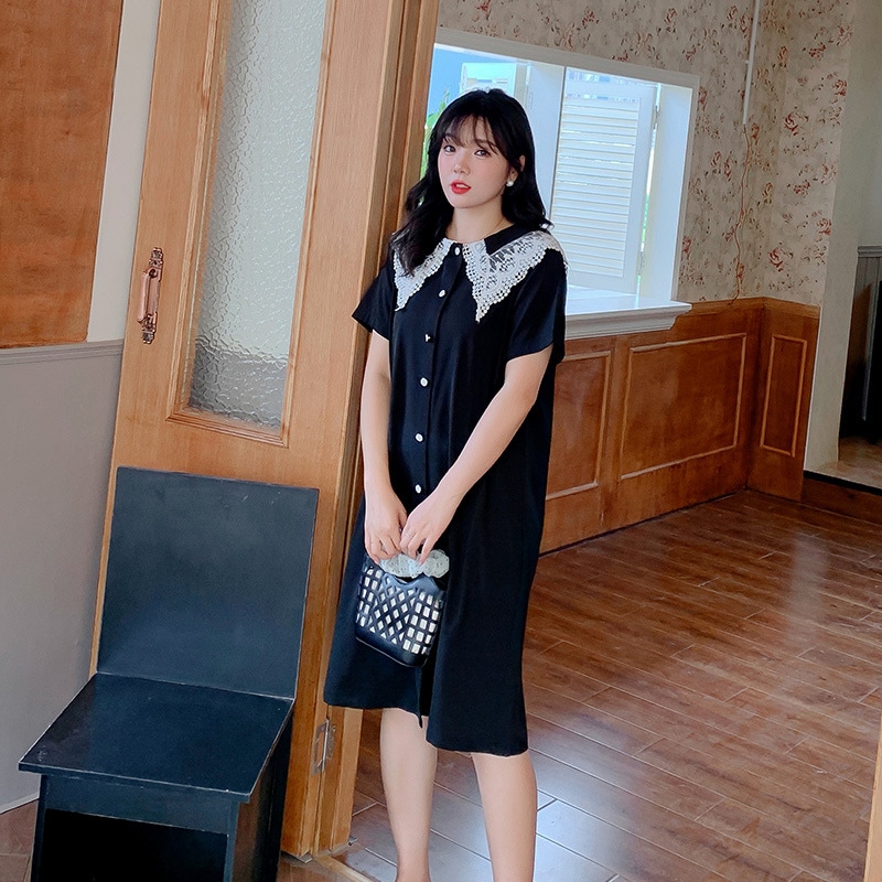 ワンピース 大きいサイズ 半袖 春夏 韓国 妊婦 マタニティ ゆったり きれいめ 3l 4xl 5l