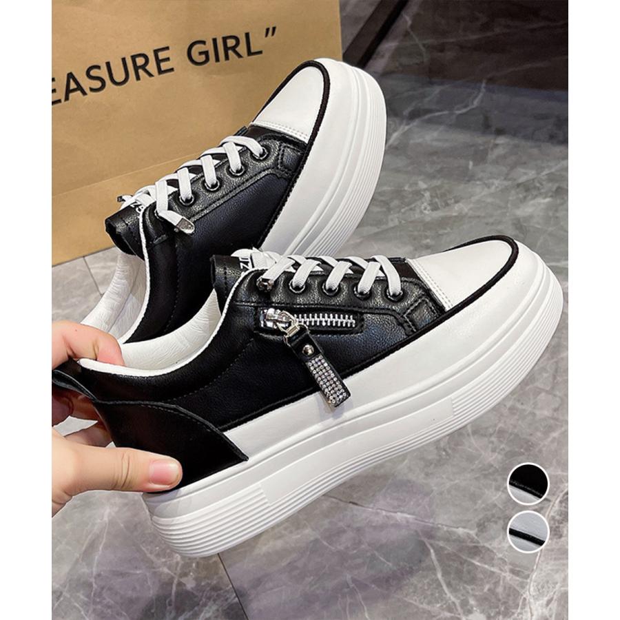 本日限定 韓国 人気 ウォーキングシューズ スニーカ 厚底スニーカー韓国 レディース疲れない靴 4,803円