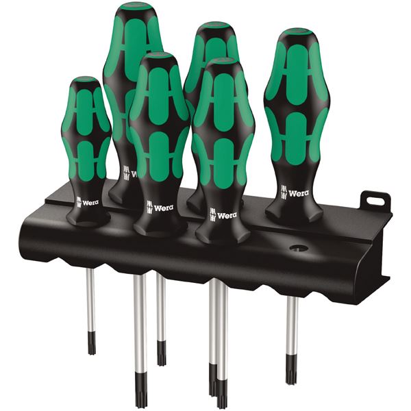 WERA ヴェラ トルクスドライバー 6本組セット 刃先サイズサイズT10-T40 028062 工具 ツール DIY 作業工具 道具