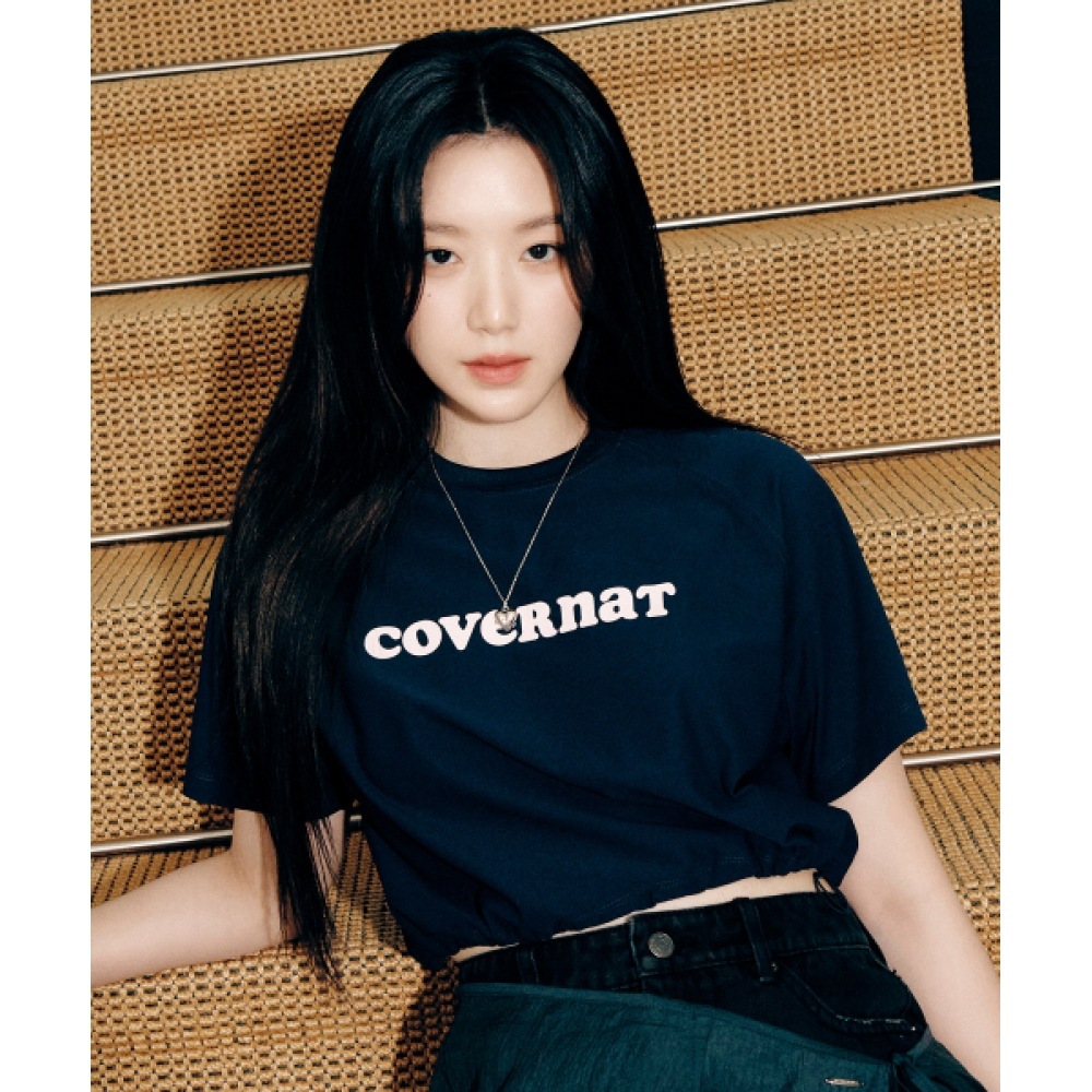 COVERNAT 女性用アイスストリングクロップTシャツネイビー 5,829円