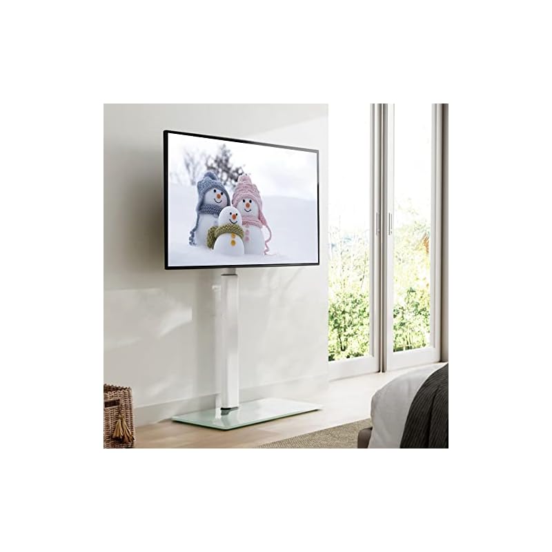 FITUEYES DESIGN テレビスタンド 24～48インチ対応 ホワイト FITUEYES DESIGN テレビスタンド 24～48インチ対応 ホワイト FITUEYES