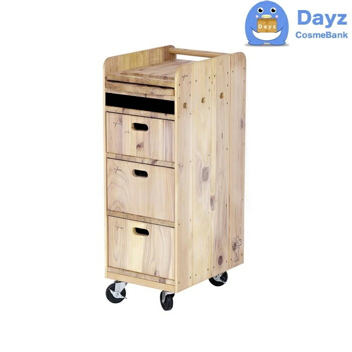 ワイエスパーク F-10 ホワイト　　YSパーク ナチュラルウッドワゴン　YS PARK サロン ワゴン　　キャンセル返品不可商品