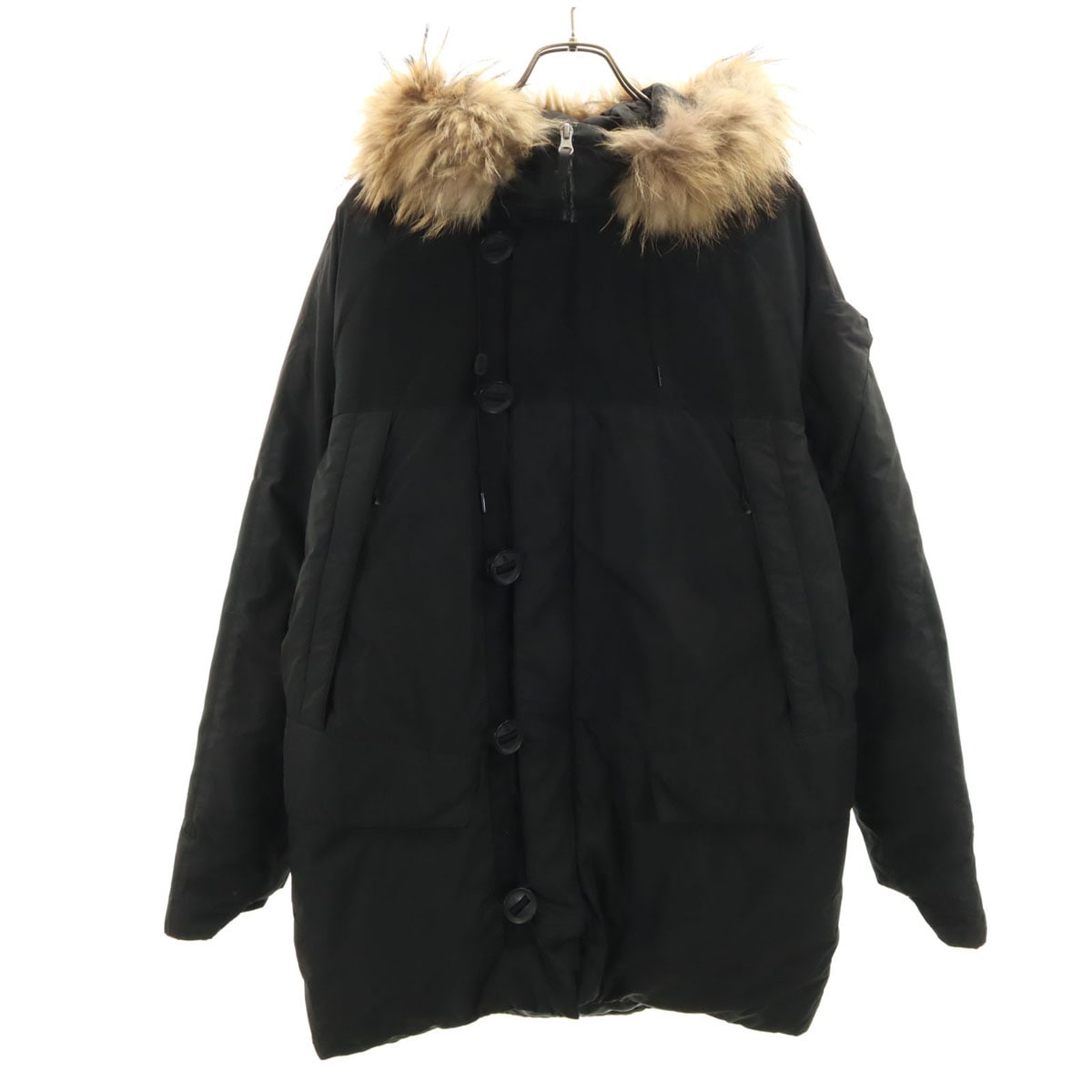 ダウンコート L ブラック NF0A3CM6 アウトドア メンズ 古着