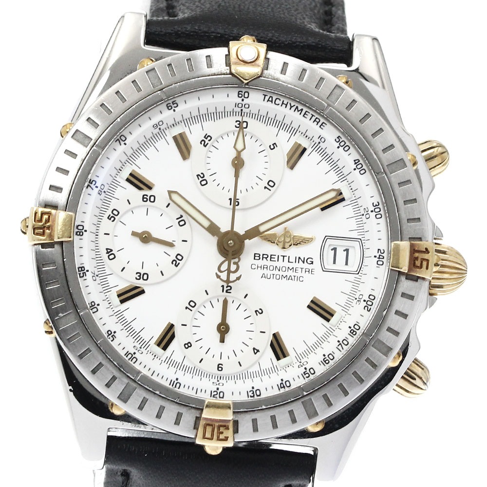ブライトリング BREITLING B13352 クロノマット ビコロ デイト クロノグラフ 自動巻き メンズ _882398【中古】 140,450円