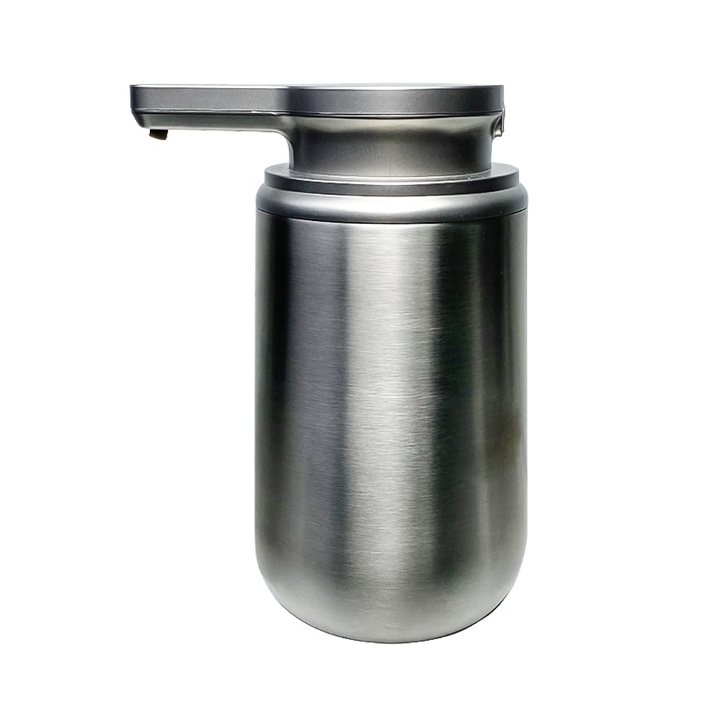 ステンレス ソープディスペンサー 泡タイプ 自動ソープディスペンサー ハンドソープ 食器用洗剤 台所洗剤 詰め替えボトル 洗面所 台所 キッチン [並行輸入品]