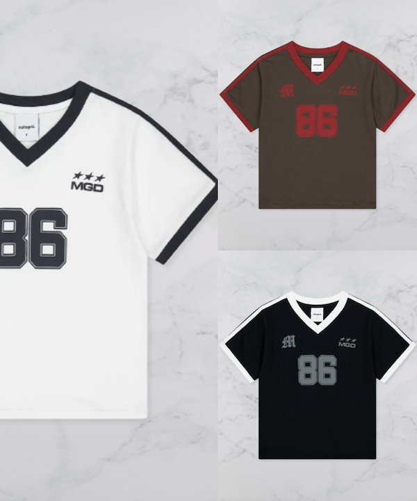 Qoo10 MAHAGRID FOOTBALL RINGER プリント