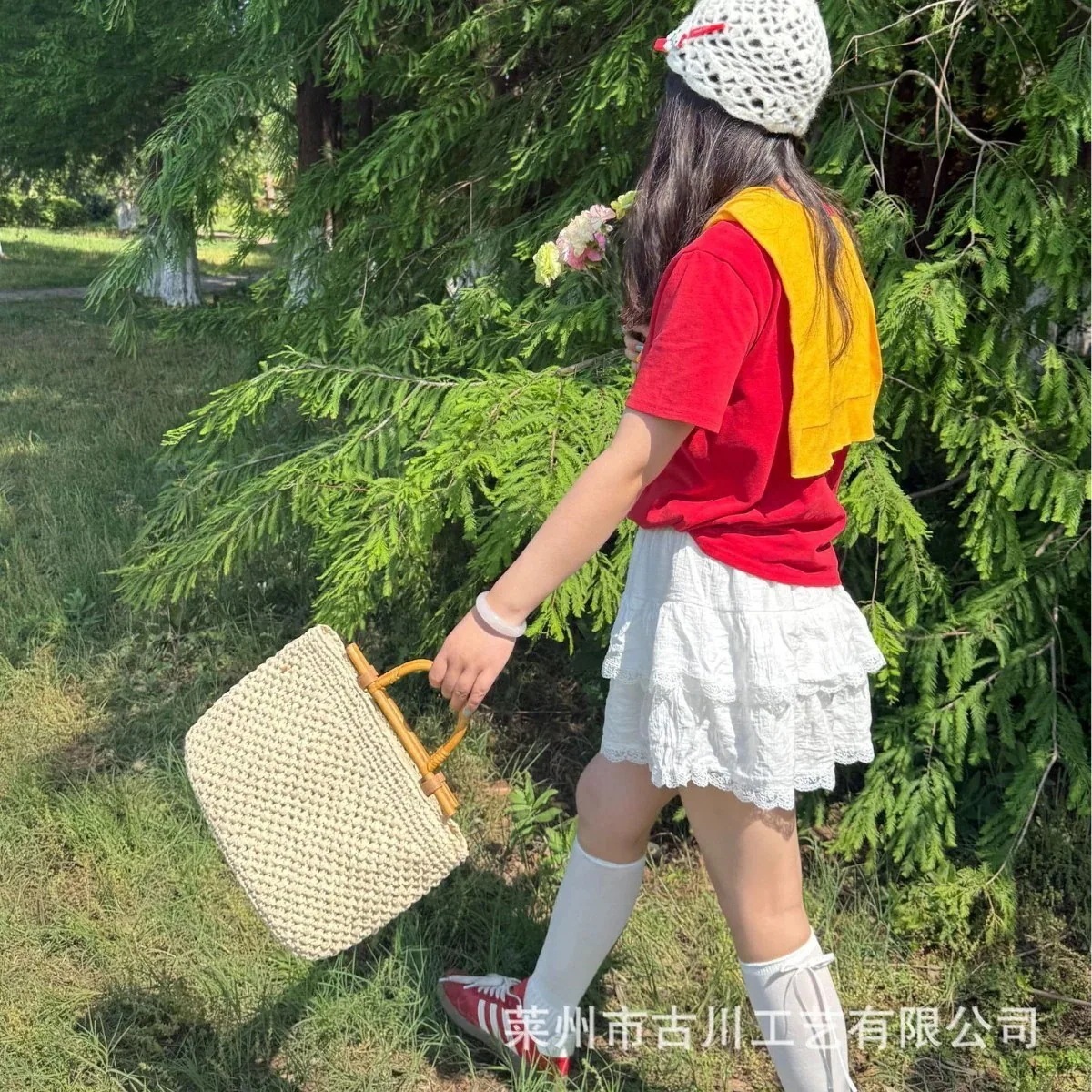 シンプルな草編みバッグビーチバッグ編み女性バッグメーカーはカジュアルなレトロな女性バッグを提供しています