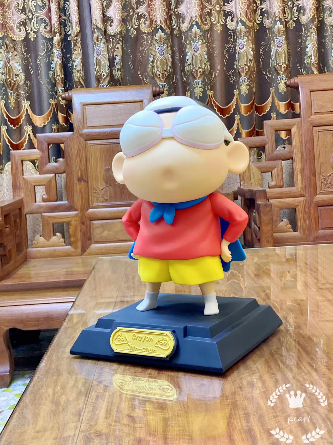 ブラ スーパーマン クレヨン ミニフィギュア 卓上飾り 装飾 アニメ 野原しんのすけ 周辺シリーズ ギフト