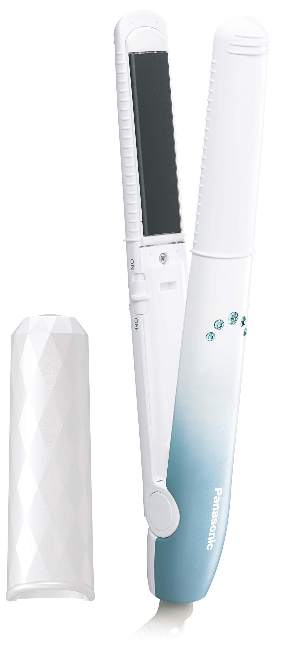 パナソニック ヘアアイロン カール・ストレート両用 海外対応 2Way 青調 EH-HV16-A