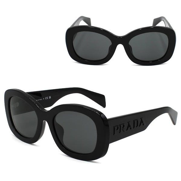 サングラス 0PRA13SF 1AB5S0 55 サングラス アジアンフィット メンズ レディース ユニセックス ブラック ダークグレー