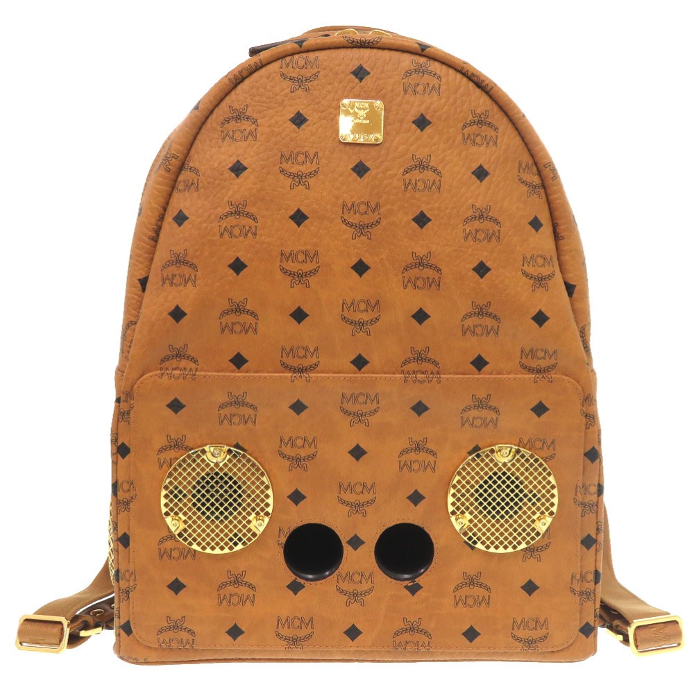 美品 サウンドシステムバックパック ヴィセトス リュック・デイパック レザー/レザー ブラウン 0643【中古】 レディース