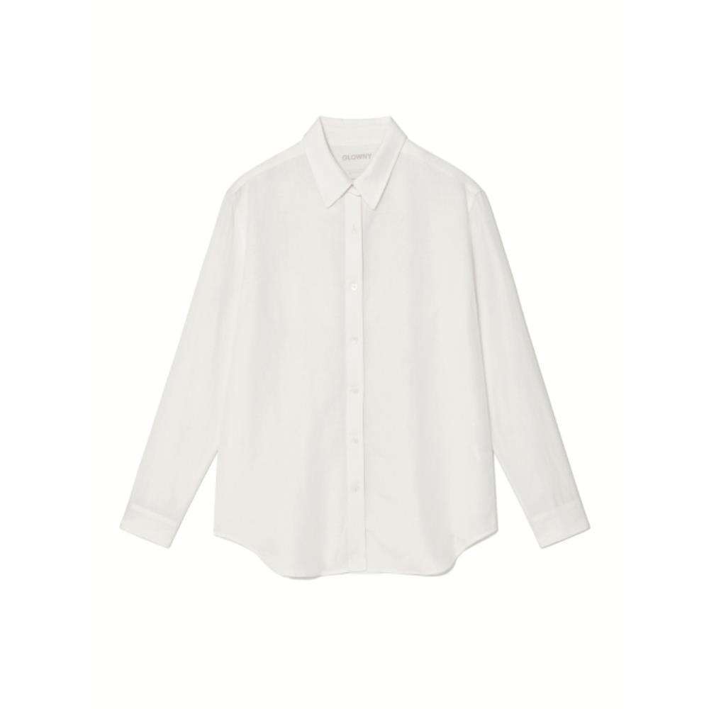 GLOWNY FLOW LINEN SHIRT WHITE GY24ASH0001WH