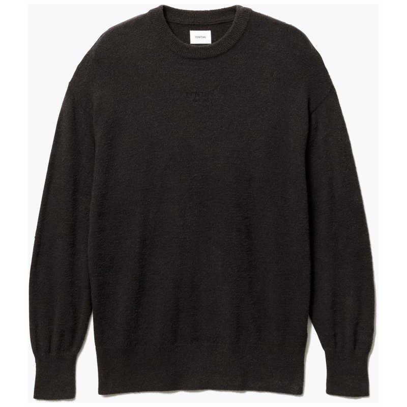 TENTIAL　BAKUNEソフトニットロングスリーブクルーネックブラウン(S-M)　25FSBA046U00100058N