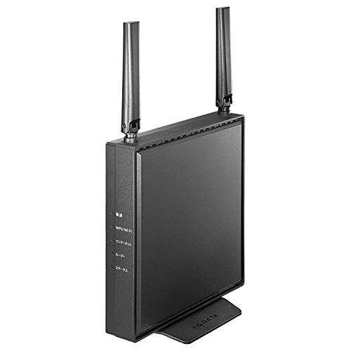 アイオーデータ WiFi 無線LAN ルーター dual_band 11ax 最新規格 Wi-Fi6 AX1800 1201+574Mbps 可動式アンテナ IPv6 3階建/4LDK/20台 P
