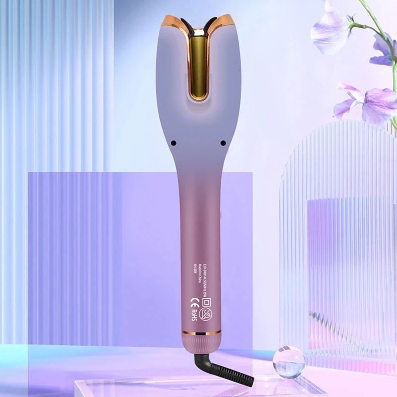 ヘア LCDスクリーン付きマジックマシン ロータリーセラミックケアカーラー 新品ヘアストレート＆カール 携帯便利 7,340円
