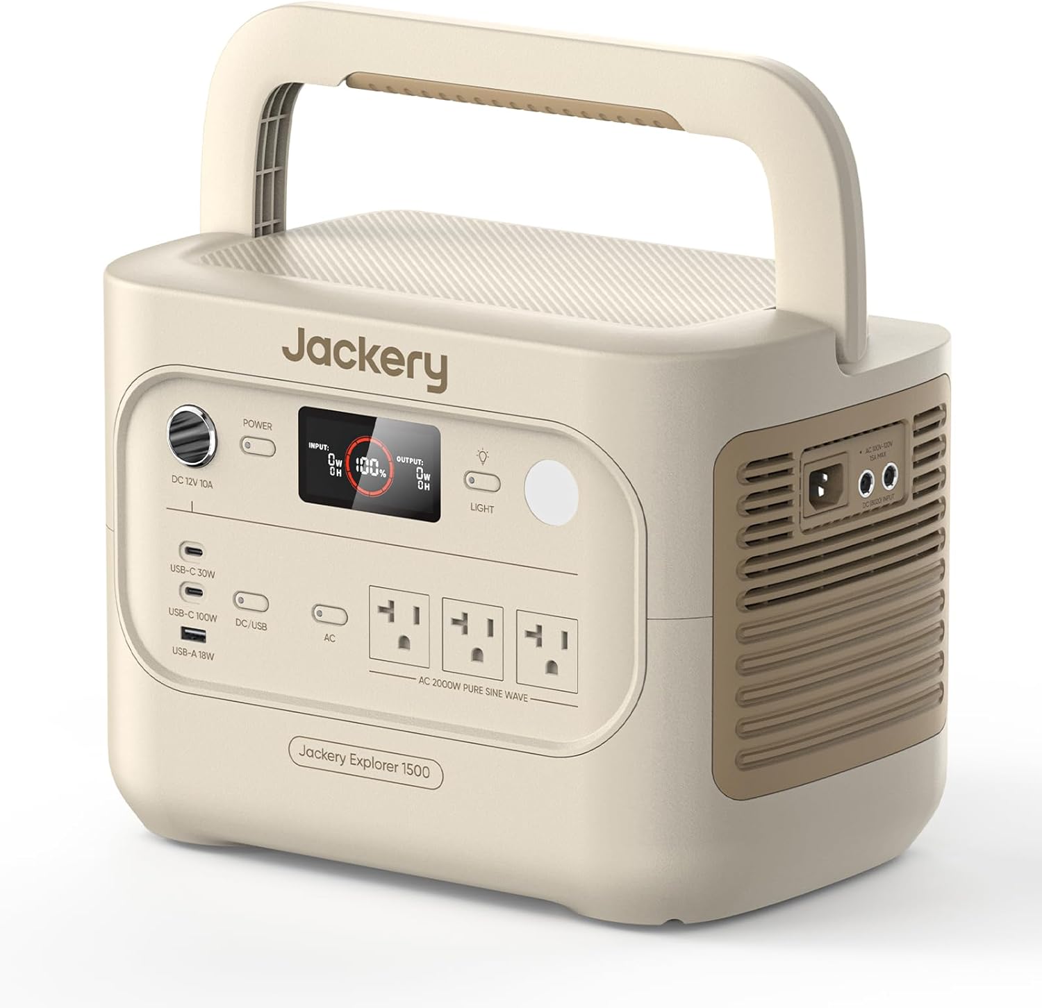 Jackery ジャクリ ポータブル電源 1500 New サンドゴールド JE-1500D-SG