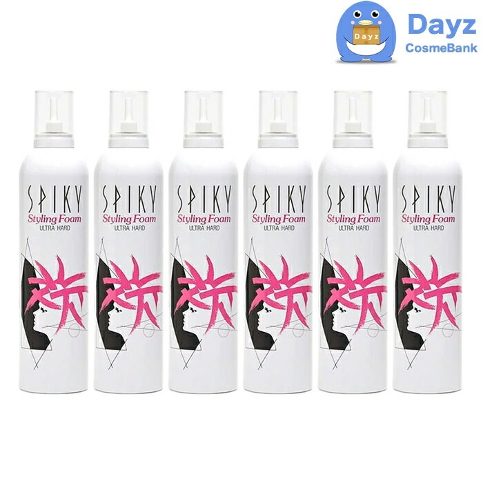 イリヤ スパイキー スタイリングフォーム ウルトラハード 400g　6点セット　　ヘアスタイリング剤 フォーム ムース　イリヤコスメティックス