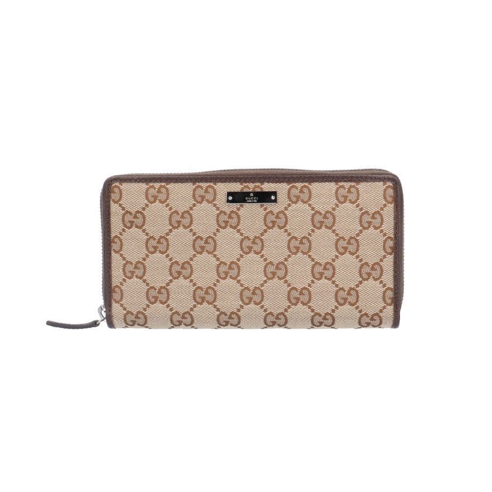 グッチ GGキャンバス 長財布 GGキャンバス 307980 493075 GUCCI 中古 美品