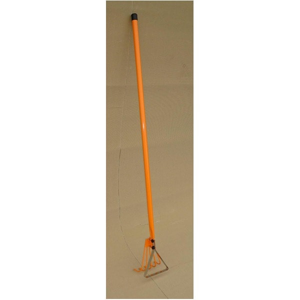 ガーデンプロ/草刈り器具 (ワイドタイプ) レーキ付き 両刃 角度2段階調節可 日本製 (除草 園芸 ガーデニング用品)