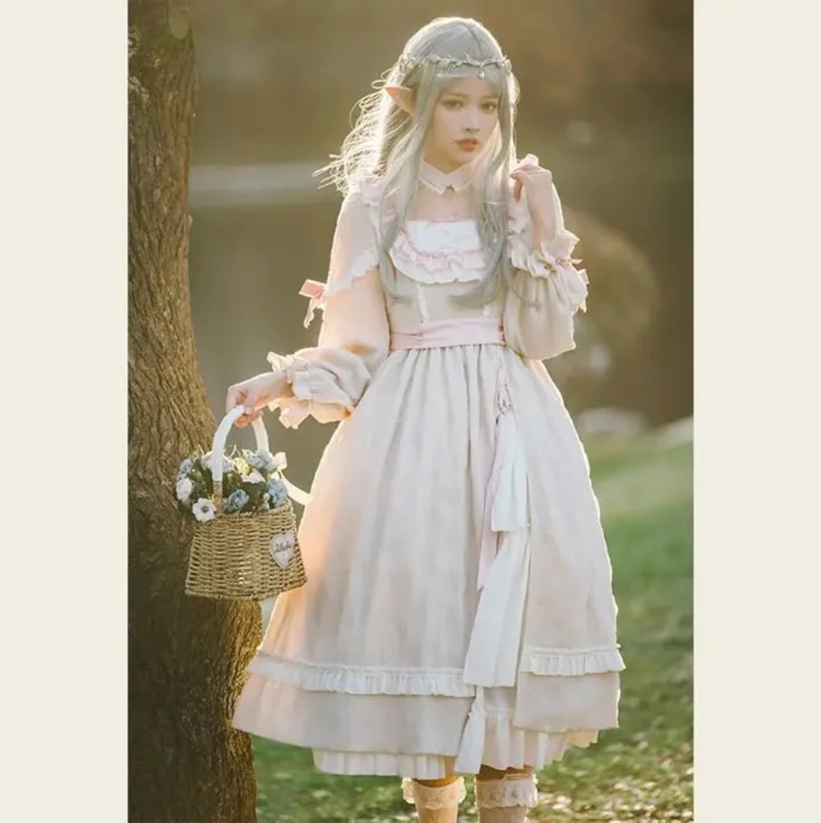 新作オリジナル高質ロリータワンピース可愛い 二次元かわいい新作公主 かわいい ロリ学園祭 A73