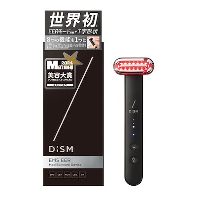 DI'SM EMS美顔器 ブラック Qoo10] DISM DISM 美顔器 医師監修 1台8役 E