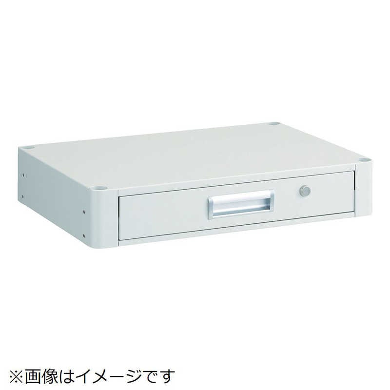 トラスコ中山　ファルコンワゴン 浅型1段引出 750X500 YG色　FAW75ZYG