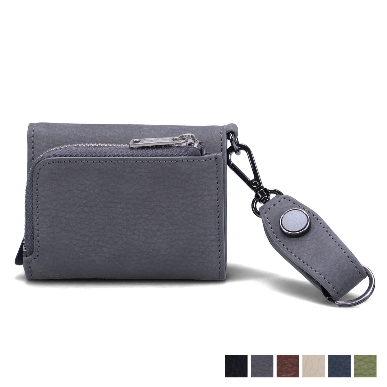 ミニ財布 カードケース メンズ レディース 本革 L字ファスナー スリム コラボ 032280