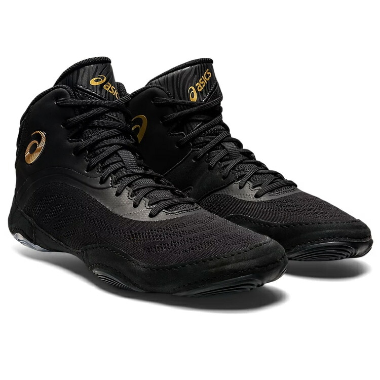 スプリットエリート レスリングシューズ 27.0cm ブラック×ピュアゴールド #1081A050-002 12,134円