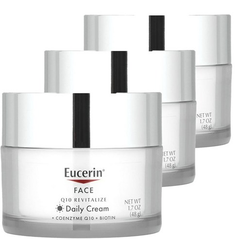 フェイスQ10リバイタライズデイリークリーム, 48g, 3個
