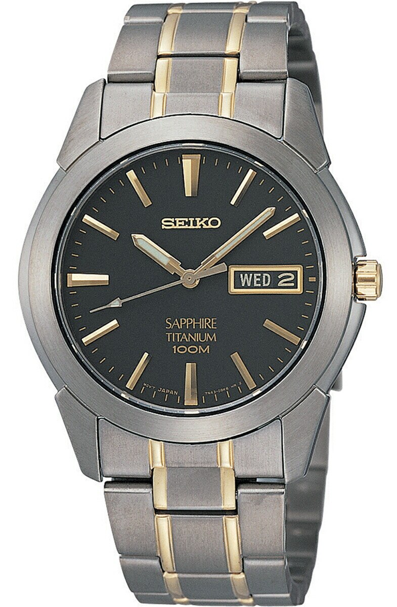 [10年保証] [生産終了 希少海外モデル] [セイコー] SEIKO チタン サファイア SGG735P1