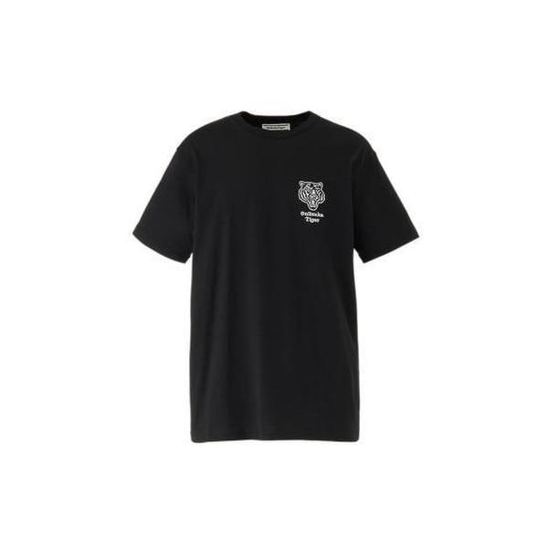 オニツカタイガー半袖Tシャツ 2183B457 001 BLACK DOM