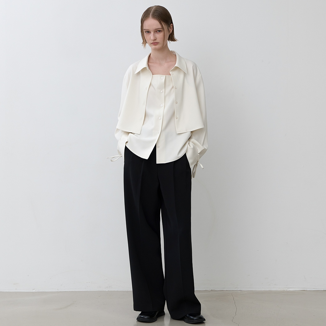 (BL-4298)FREYA LAYERED SHIRTBLOUSE SET S