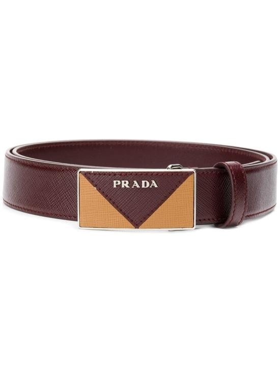 PRADA Women Regular Belts 1CC2918NQF0007 BORDEAUX