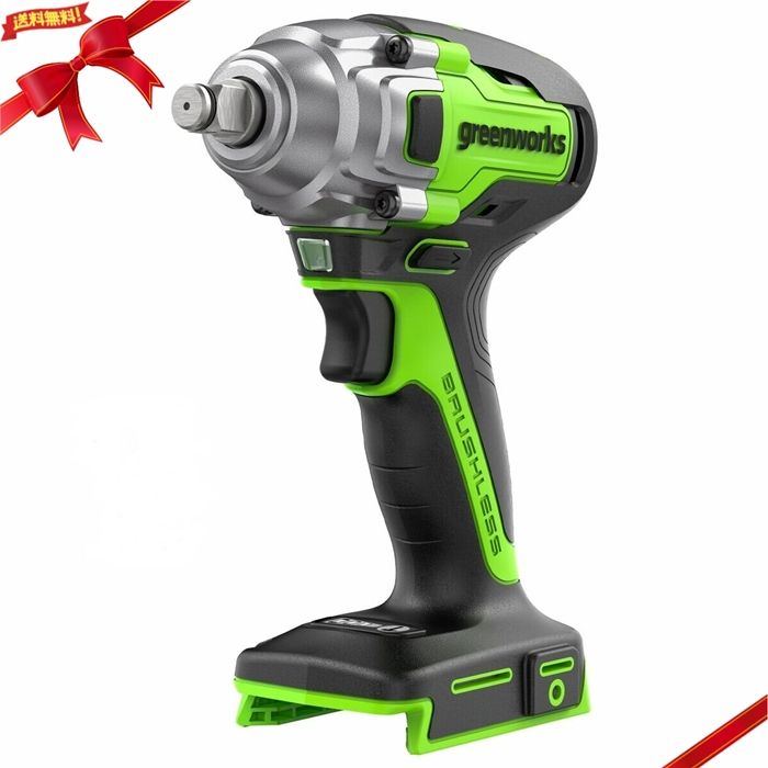 Greenworks 24V 407 N-m (300 ft-Lbs) インパクトレンチ (本体のみバッテリー別売)