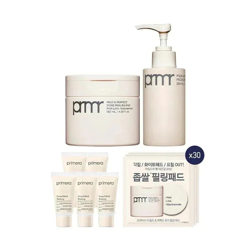 マイルドアンドパーフェクトポアピーリングパッド60枚+フェイシャルピーリング250ml（+フェイシャルマイルドピーリング30ml*5+パーフェクトポアピーリングパッド使い切り(2枚)*30)