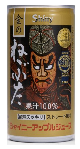 シャイニー 金のねぶたりんごジュース 195g30本