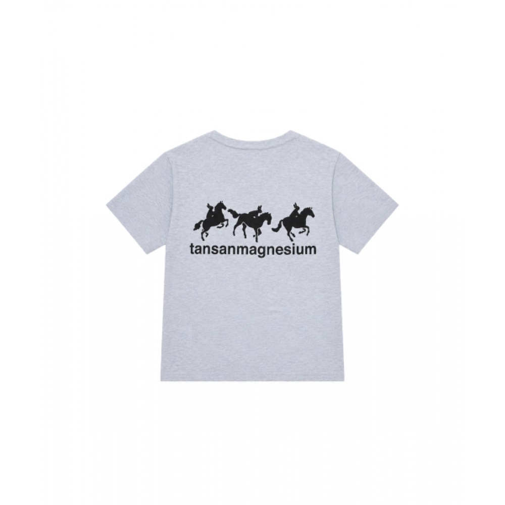 タンサンマグネシウムホースラビット Tシャツ (スカイブルー/ブラック)
